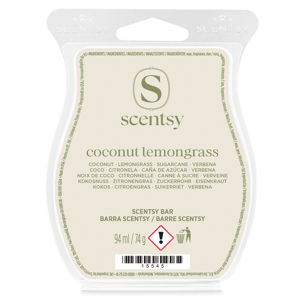 Barre Scentsy Coconut Lemongrass