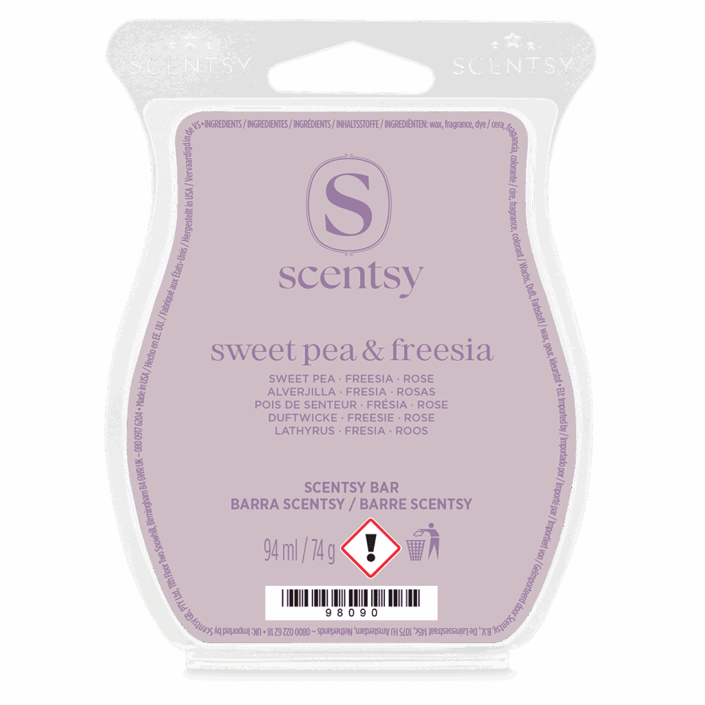 Barre de cire scentsy Sweet Pea & Fresia