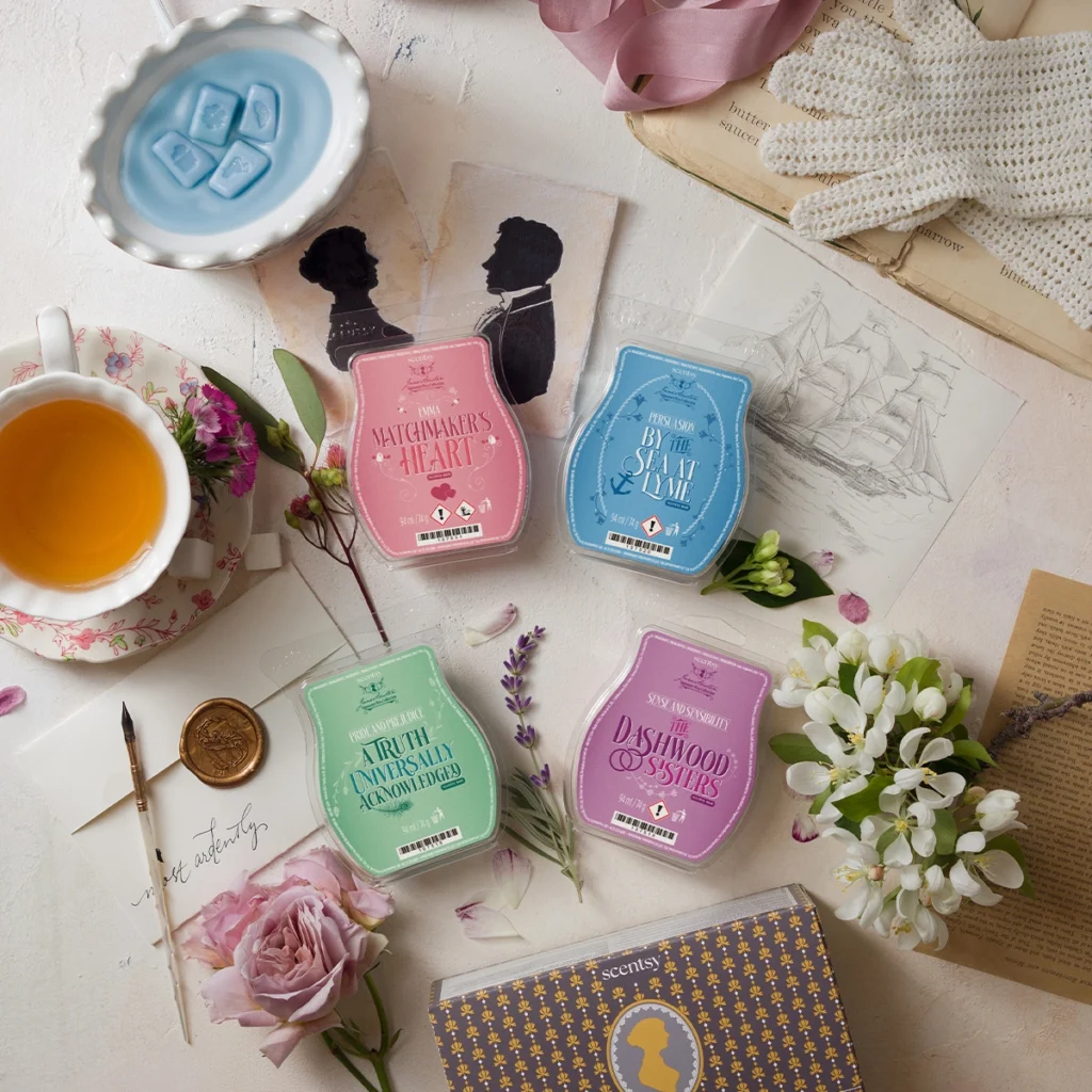 Collection scentsy Jane Austen