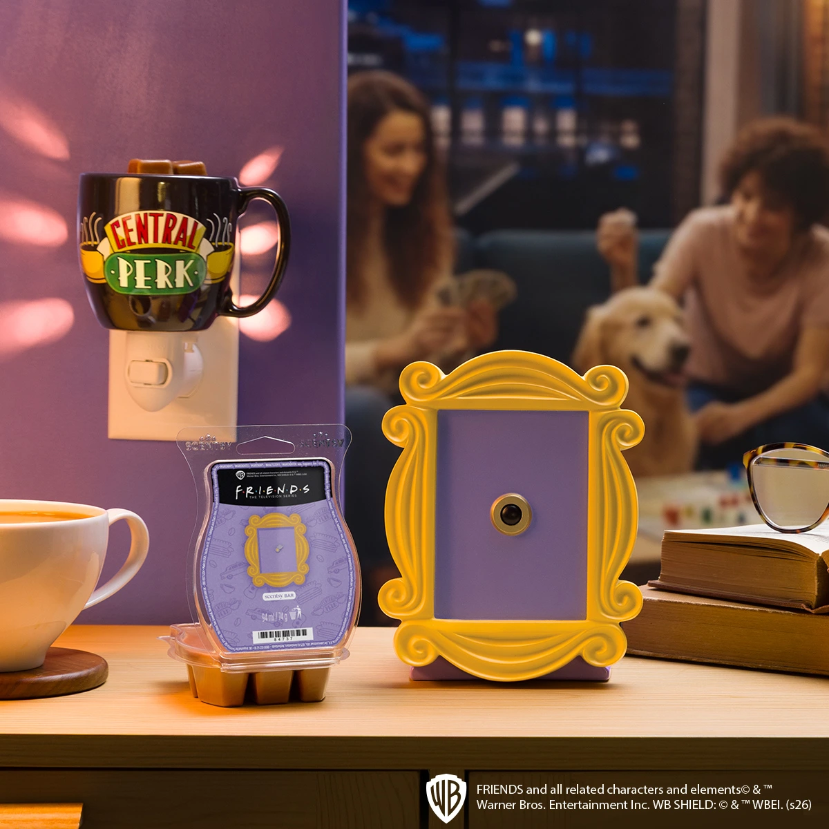 Réchaud Scentsy "The One With the Yellow Frame"