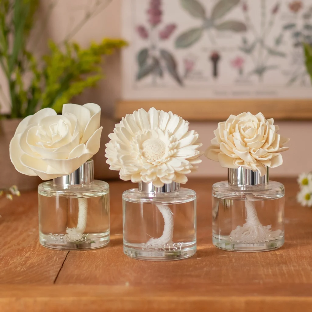 fleurs parfumées scentsy