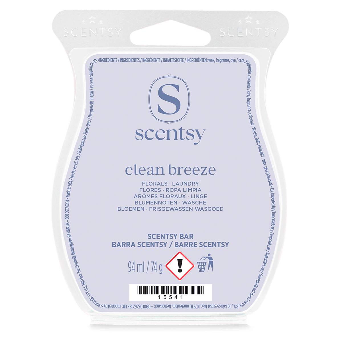 Barre Scentsy Clean Breeze