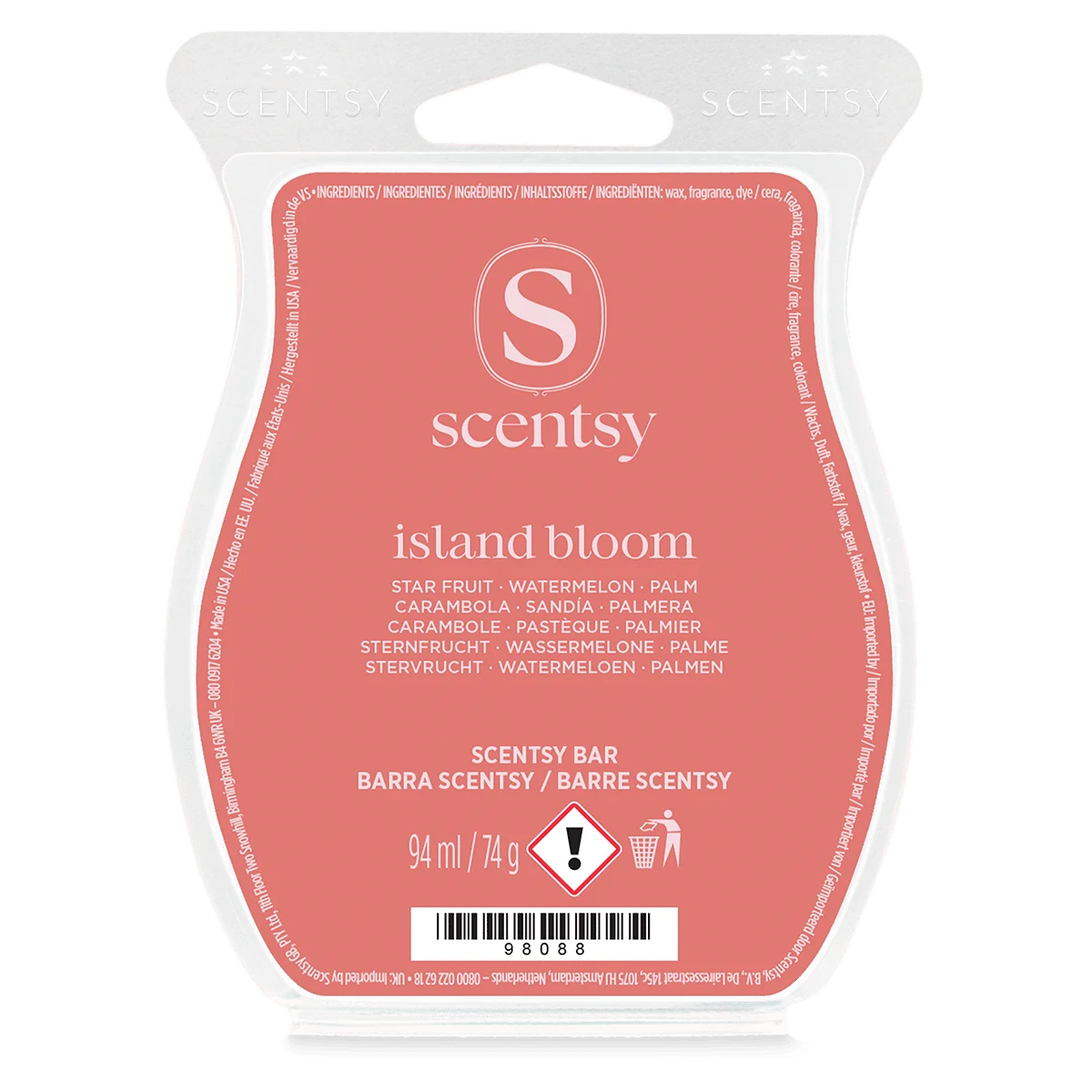 Barre Scentsy Island Bloom