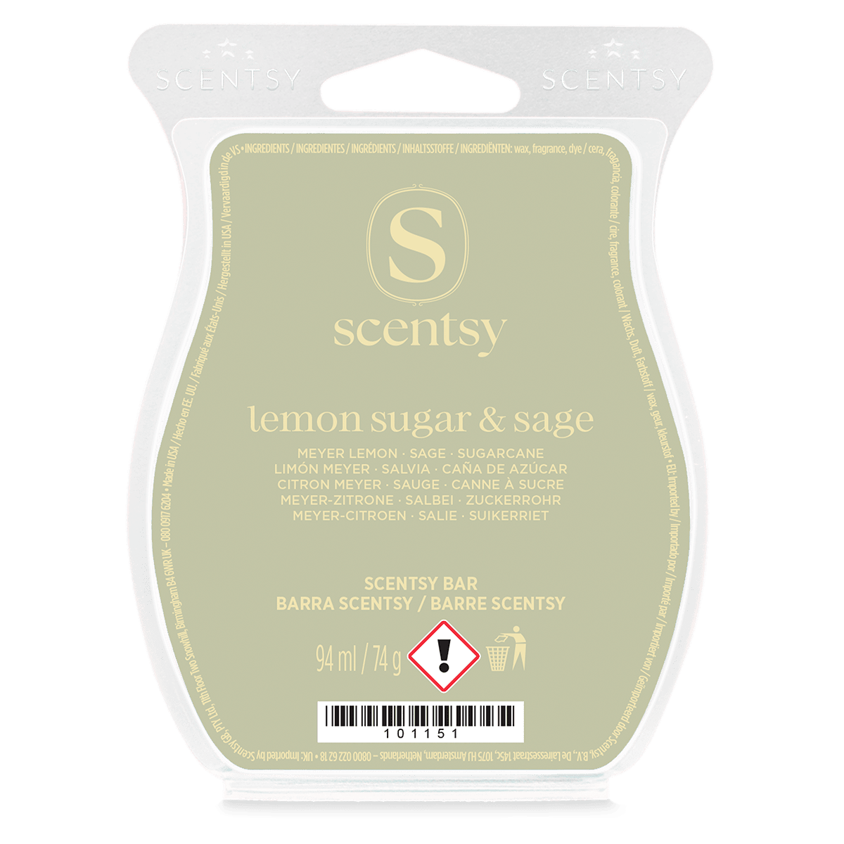 citron Meyer, sauge bleue, canne à sucre sauvage