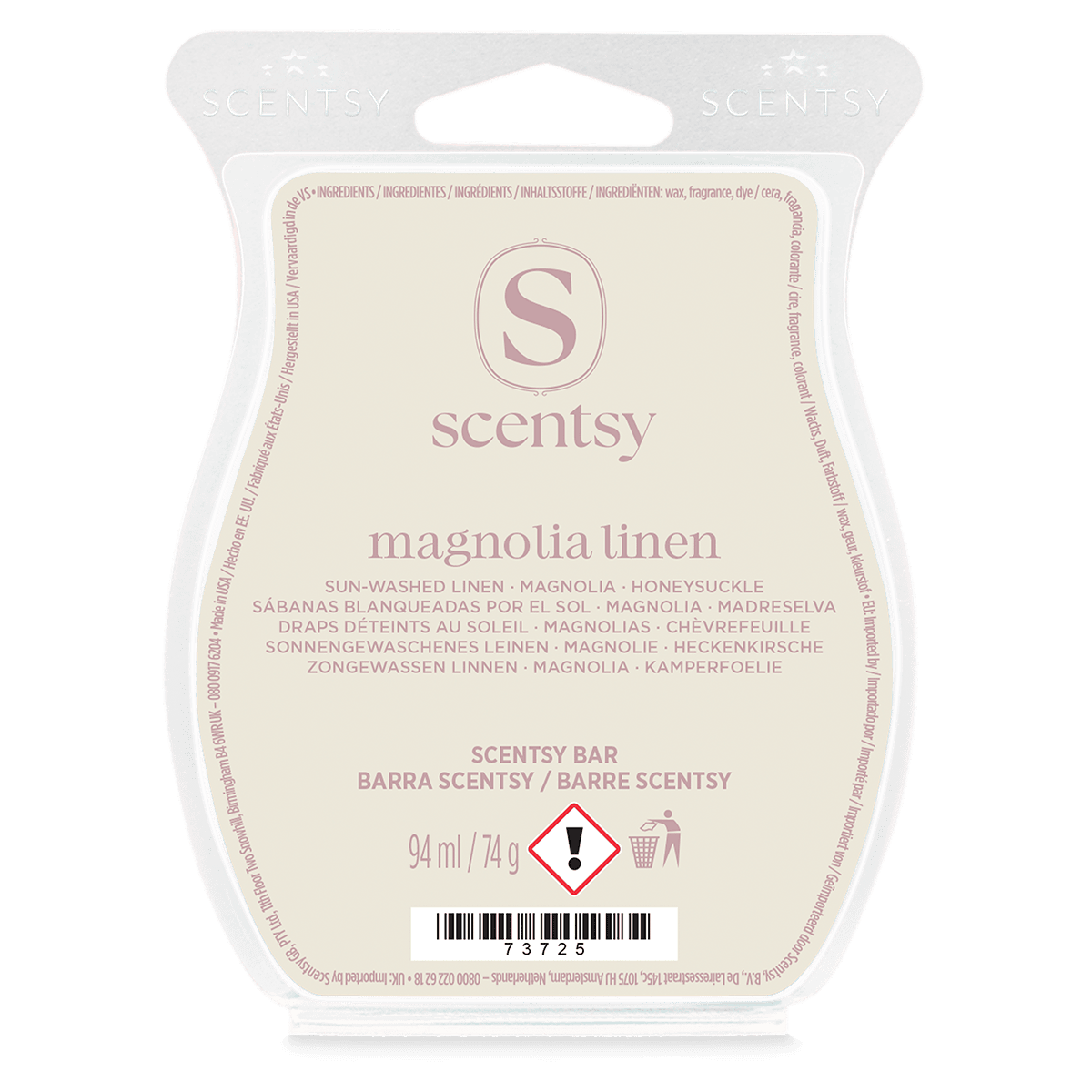 Barre Scentsy Magnolia Linen