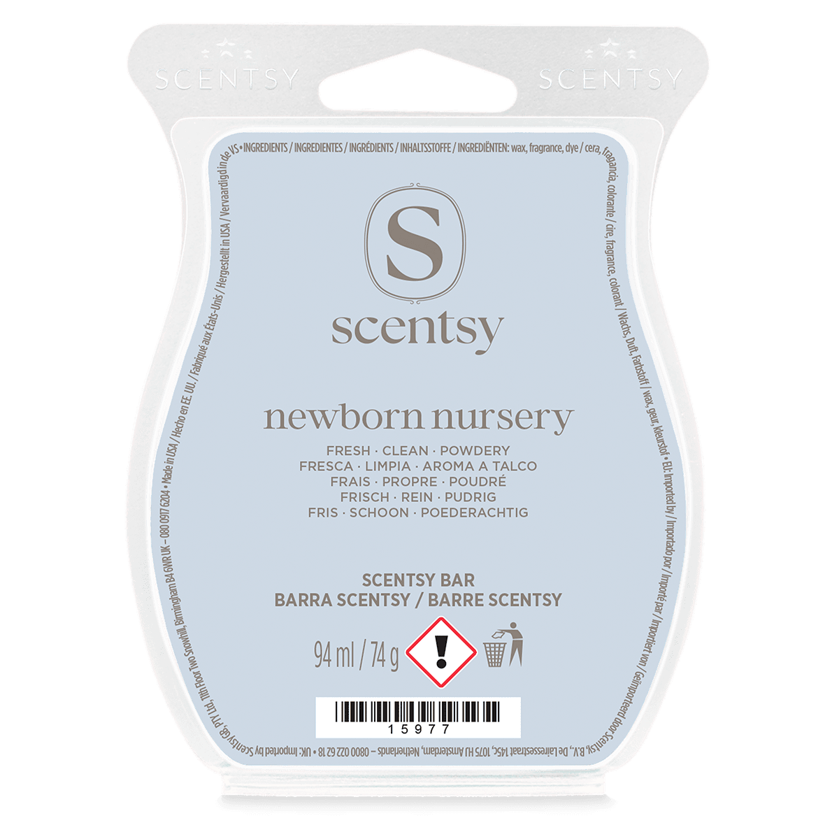 Barre Scentsy Newborn Nursery