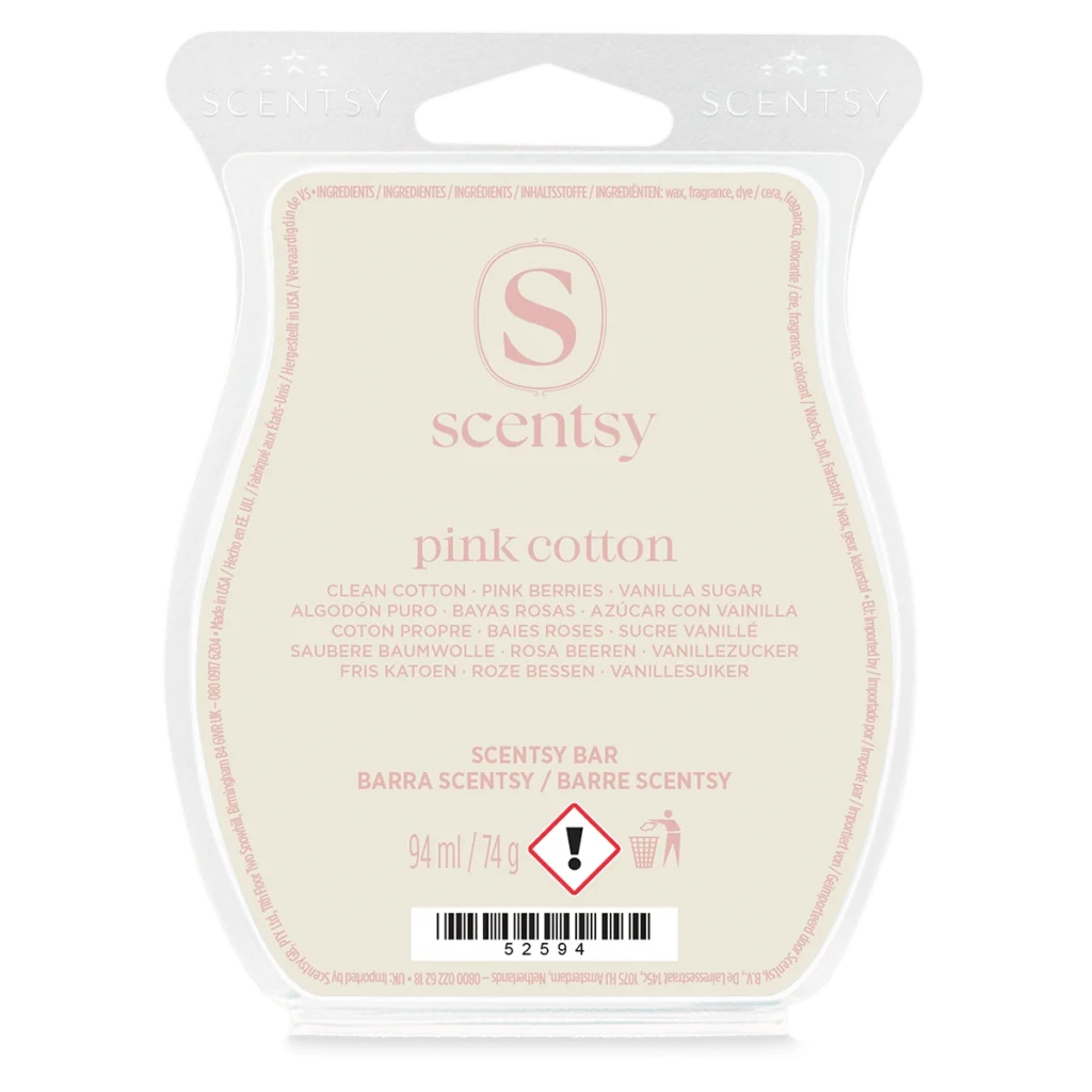 Barre Scentsy Pink Cotton