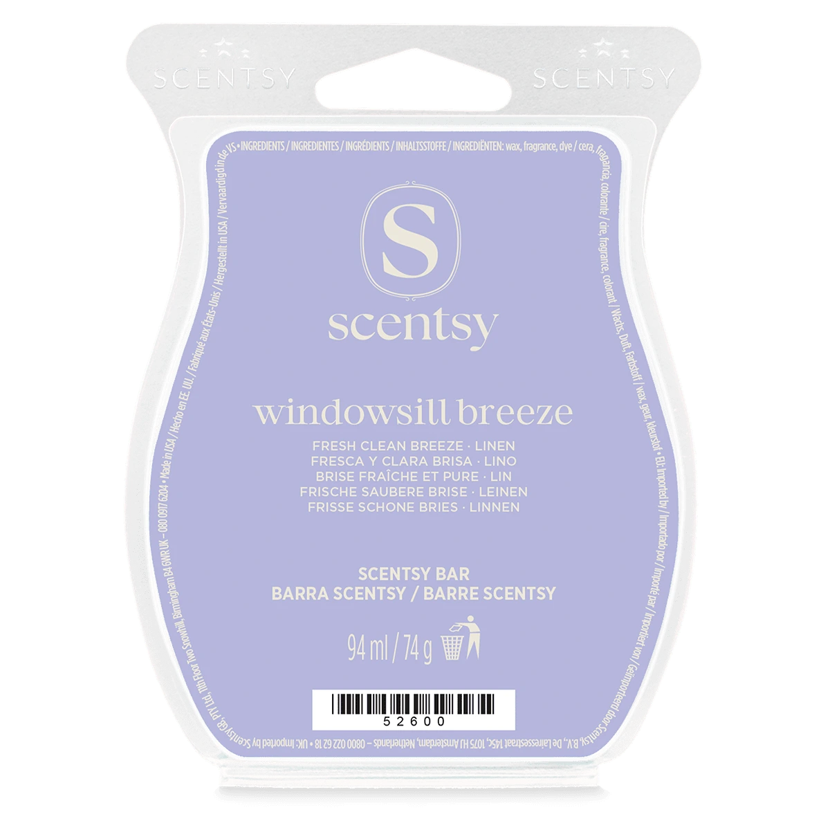 Barre Scentsy Windowsill Breeze