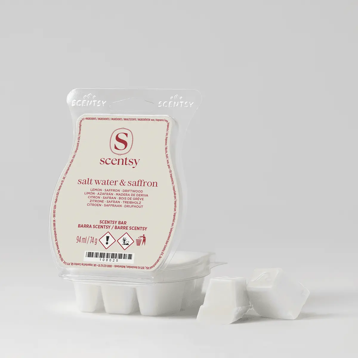 Barre Scentsy Salt Water & Saffron Morceaux