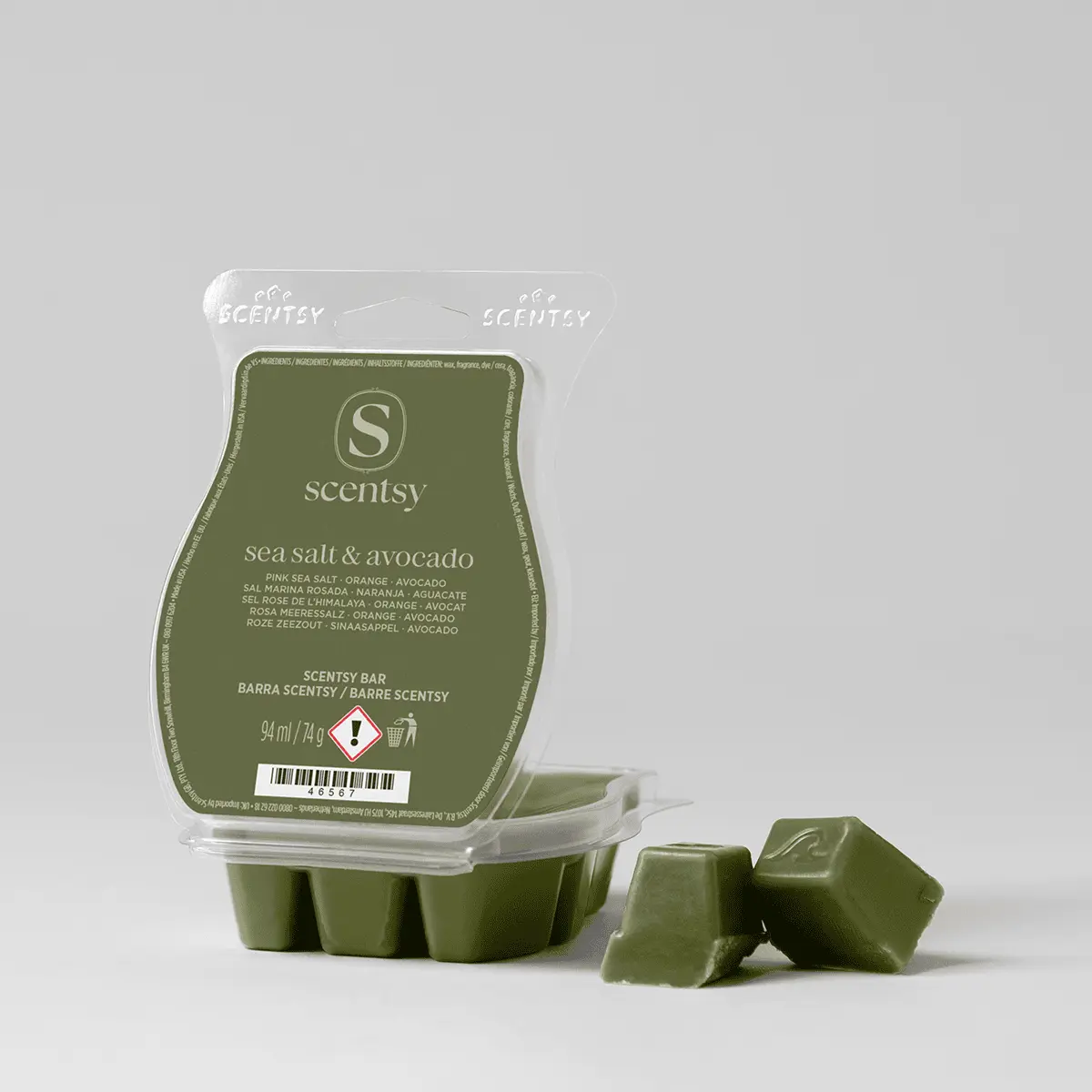 Barre Scentsy Sea Salt & Avocado Morceaux
