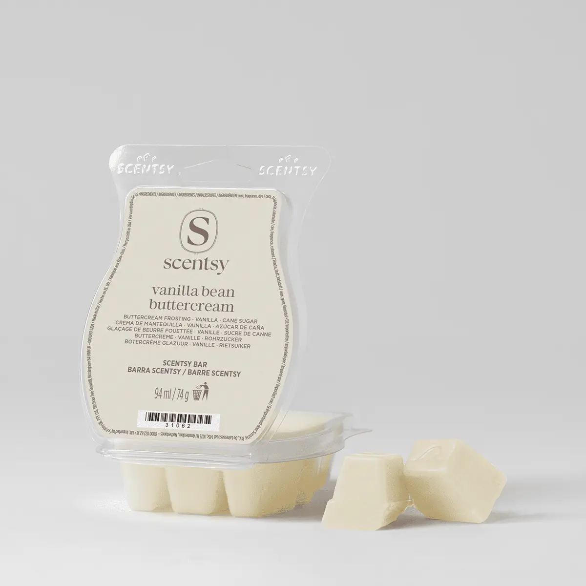 Barre Scentsy Vanilla Bean Buttercream Morceaux