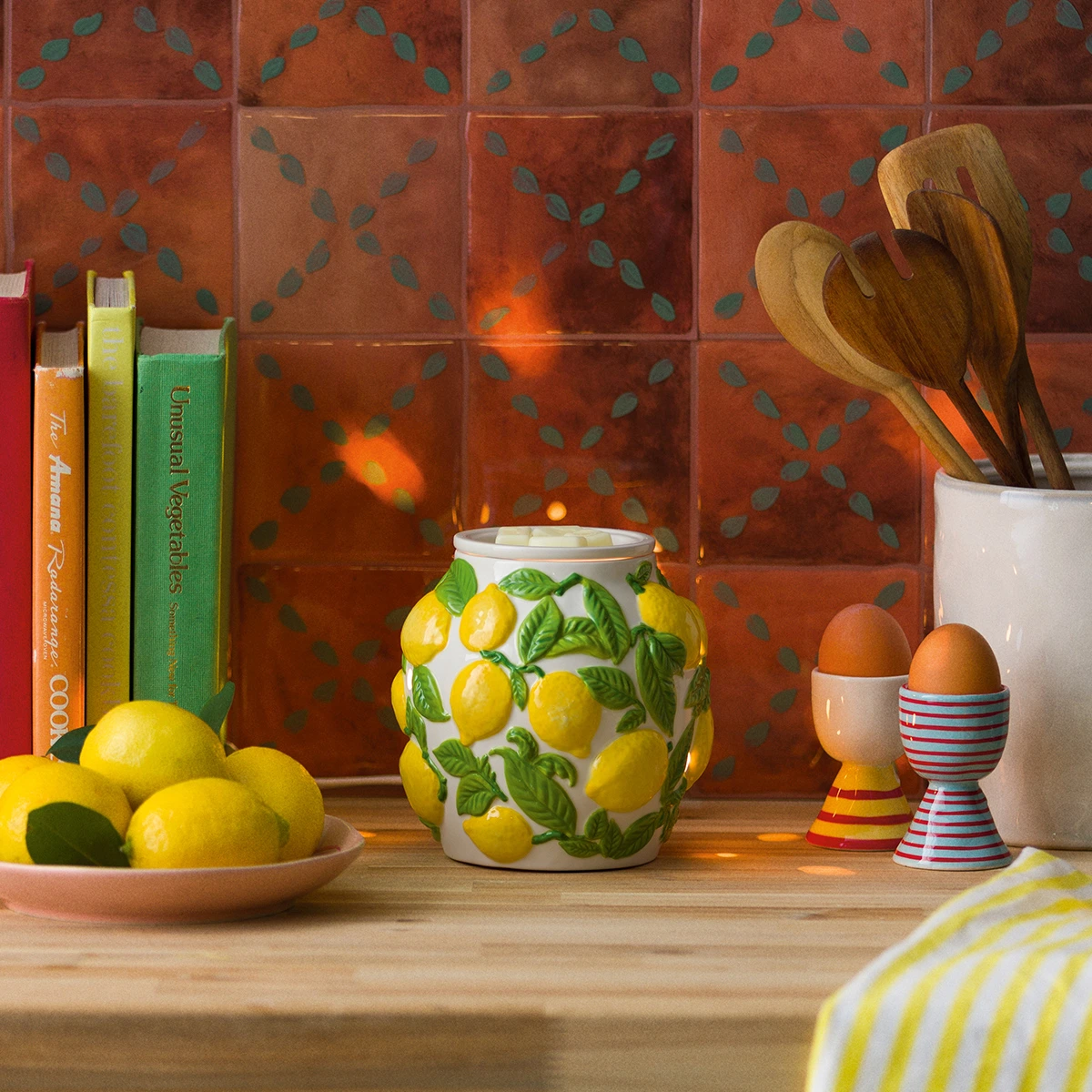Réchaud Scentsy Amalfi Limone - Inspiration du Mois Scentsy été juillet 2026