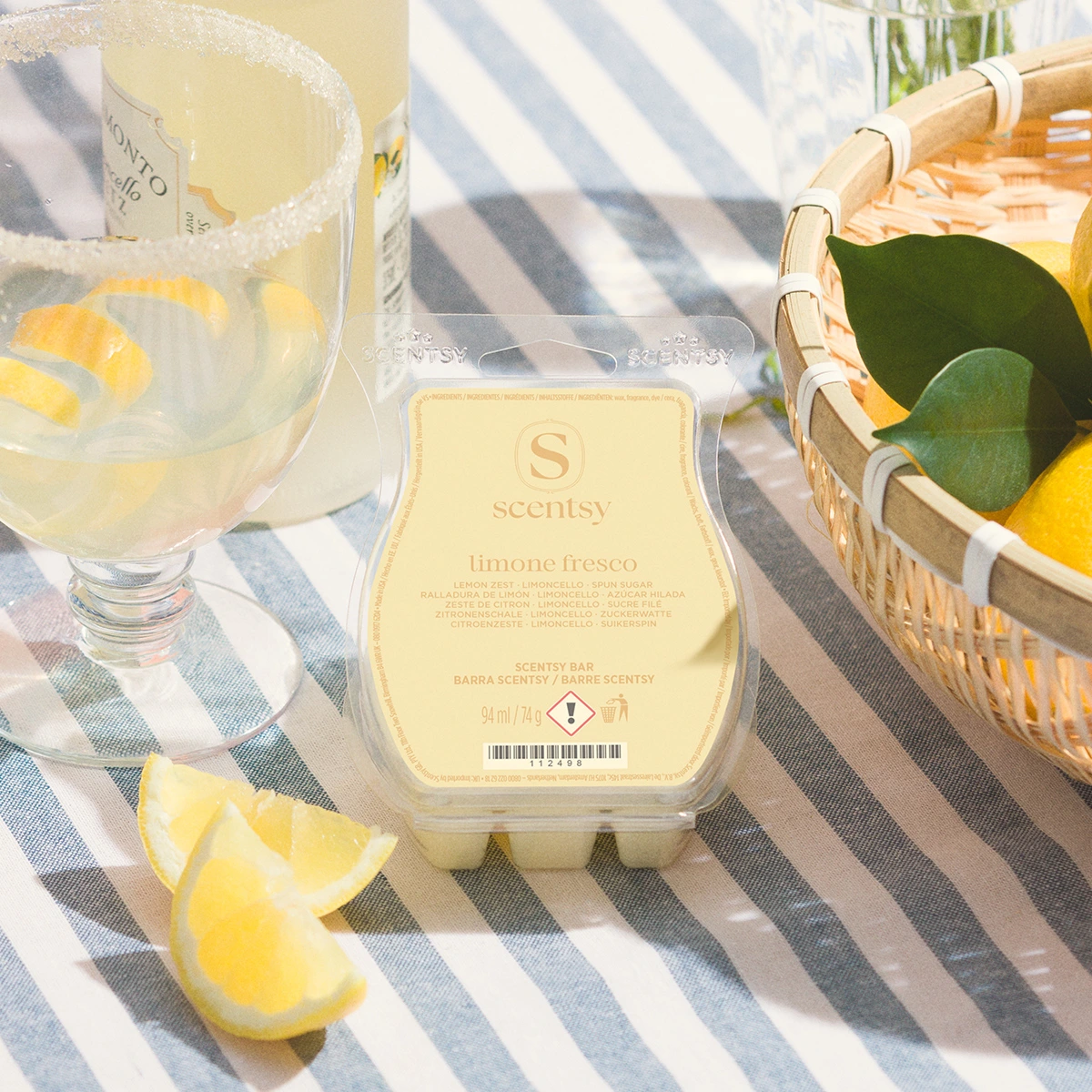 Barre Scentsy Limone Fresco - Parfum du Mois juillet 2026