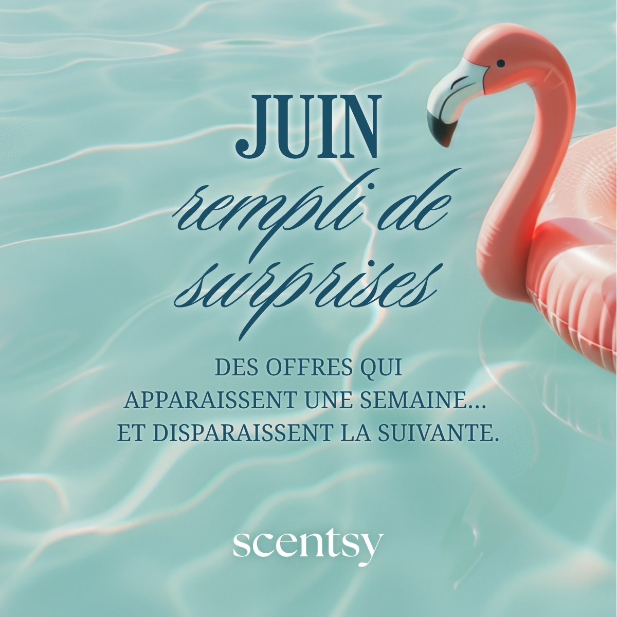 Juin rempli de surprises Scentsy 2026 — offres hebdomadaires sur produits discontinués