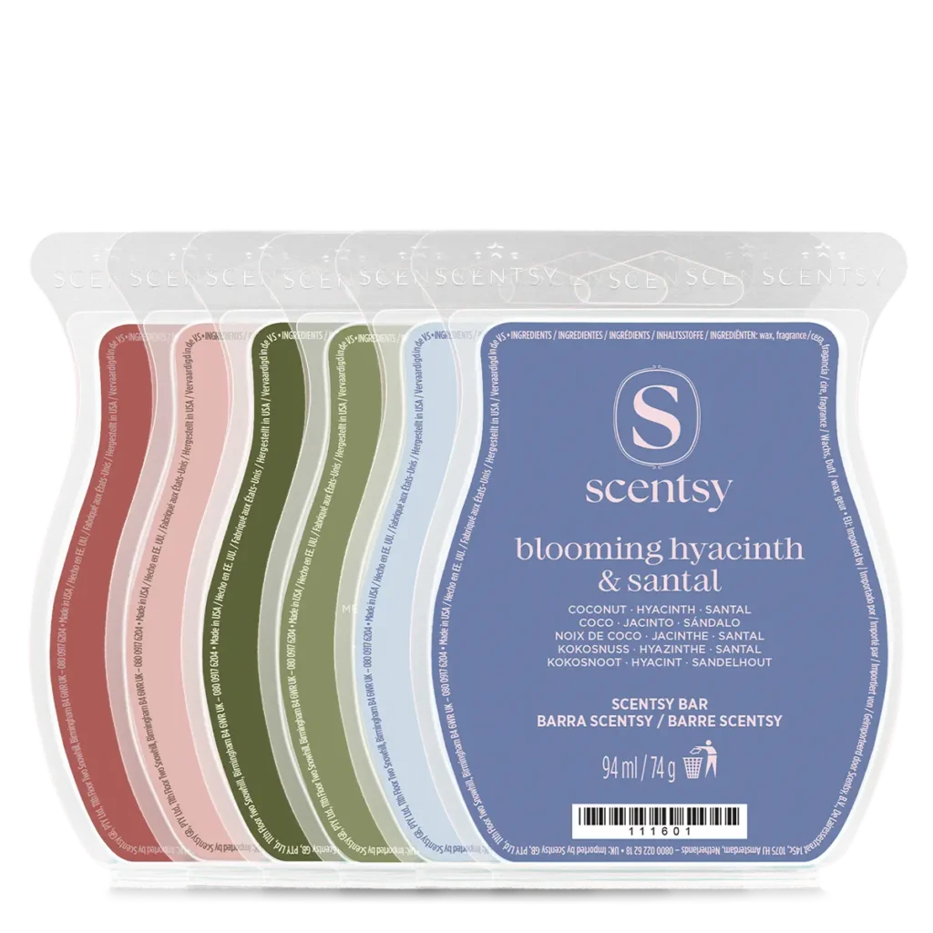 santal et couchers de soleil scentsy
