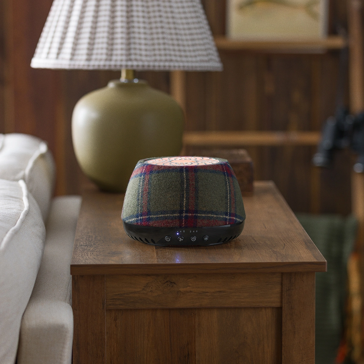 Scentsy Air Quad Plaid noir collection Chalet Douillet