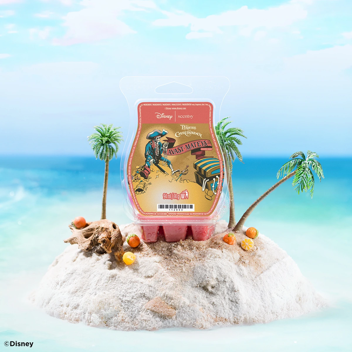 Barre de cire Scentsy Avast Mateys Pirates des Caraïbes