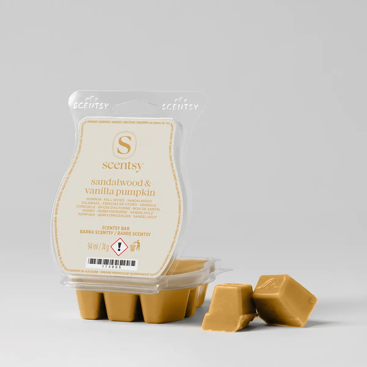 Barre Scentsy Sandalwood & Vanilla Pumpkin