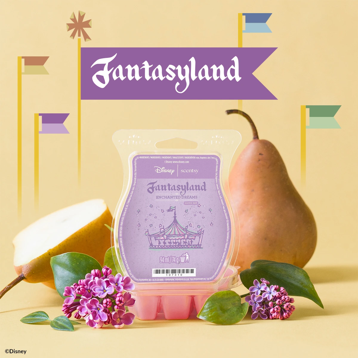 Barre de cire Scentsy Fantasyland Enchanted Dreams