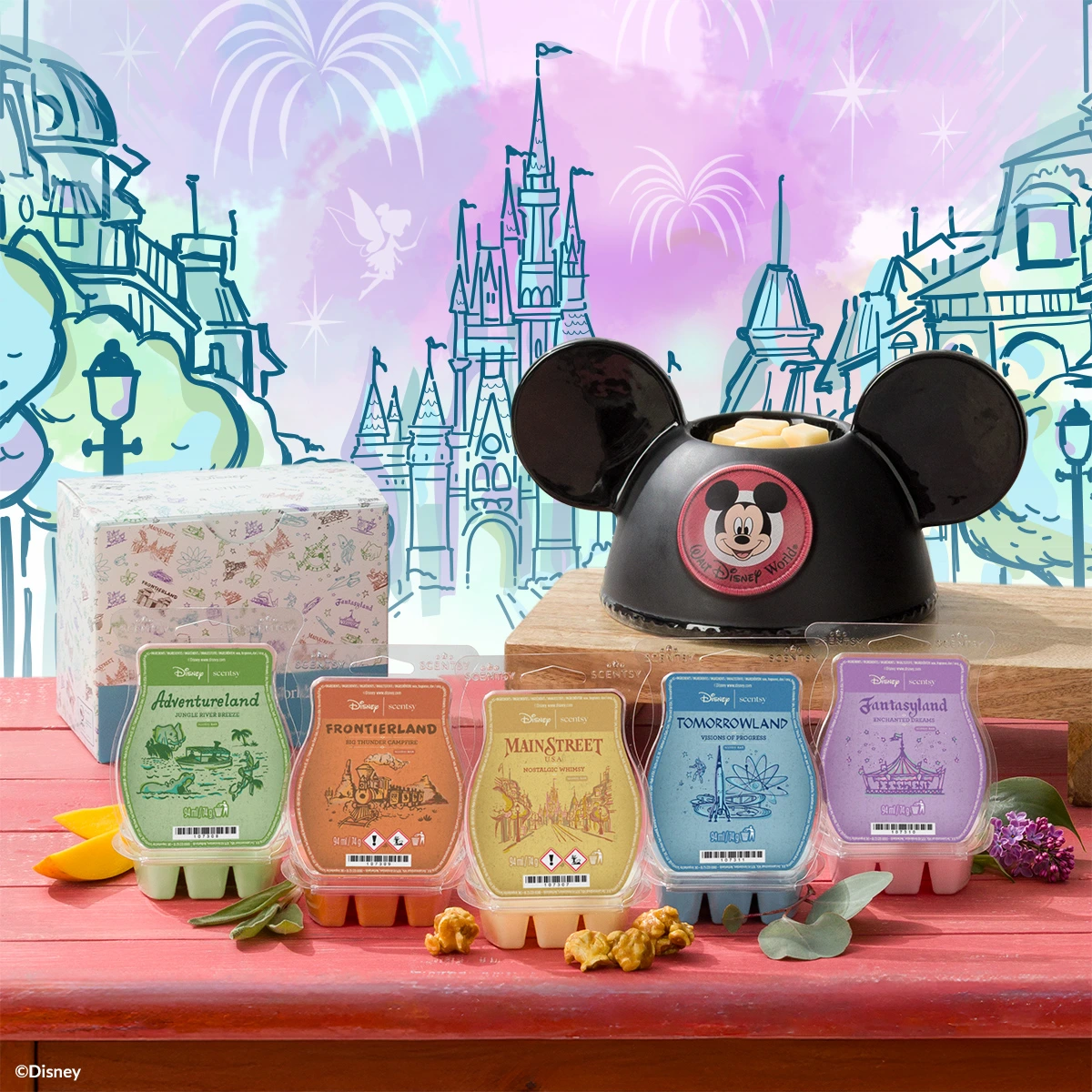 Réchaud Scentsy Walt Disney World Embroidered Mickey Ears