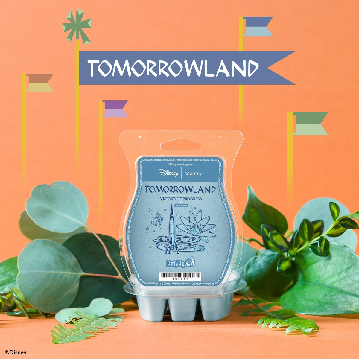 Barre de cire Scentsy Tomorrowland Visions of Progress