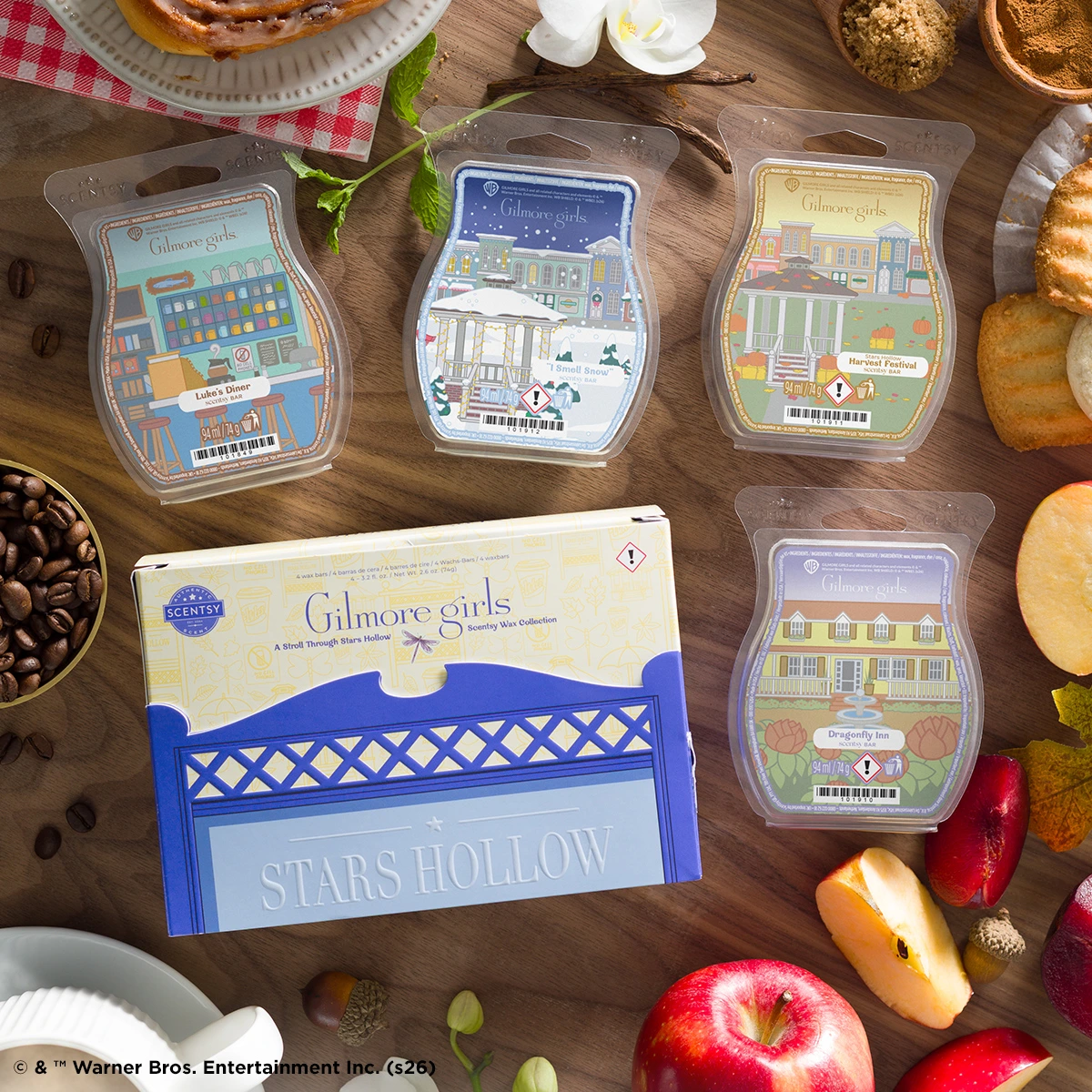 Boîte Collection de cire Scentsy Une balade à Stars Hollow